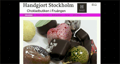 Desktop Screenshot of handgjortstockholm.se